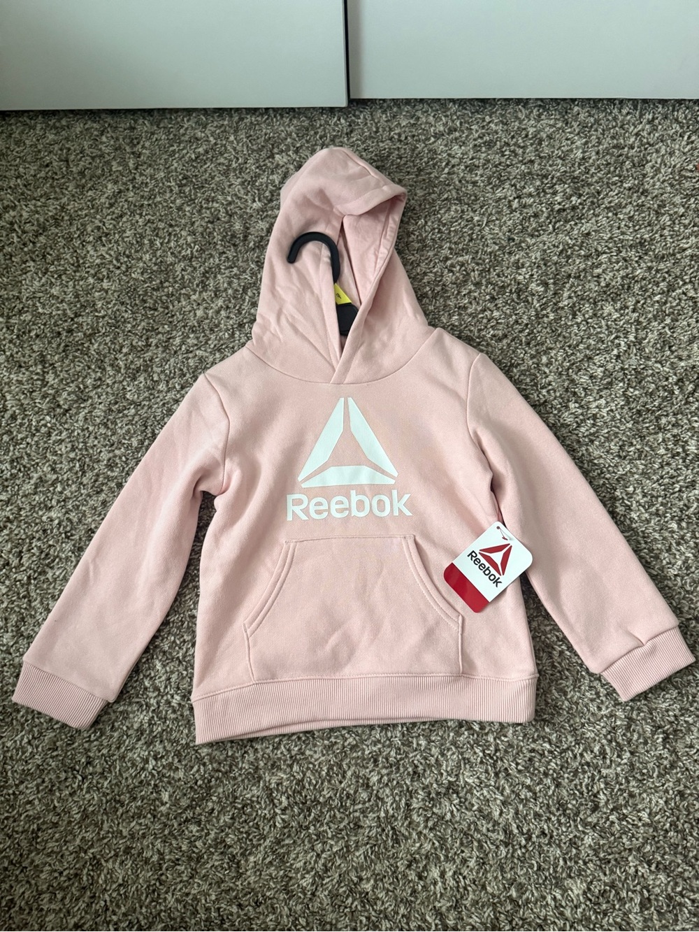 Reebok Girls' Light Pink Hoodie 3T